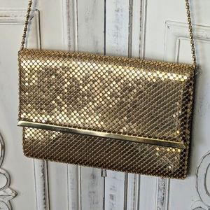 Gold strap purse